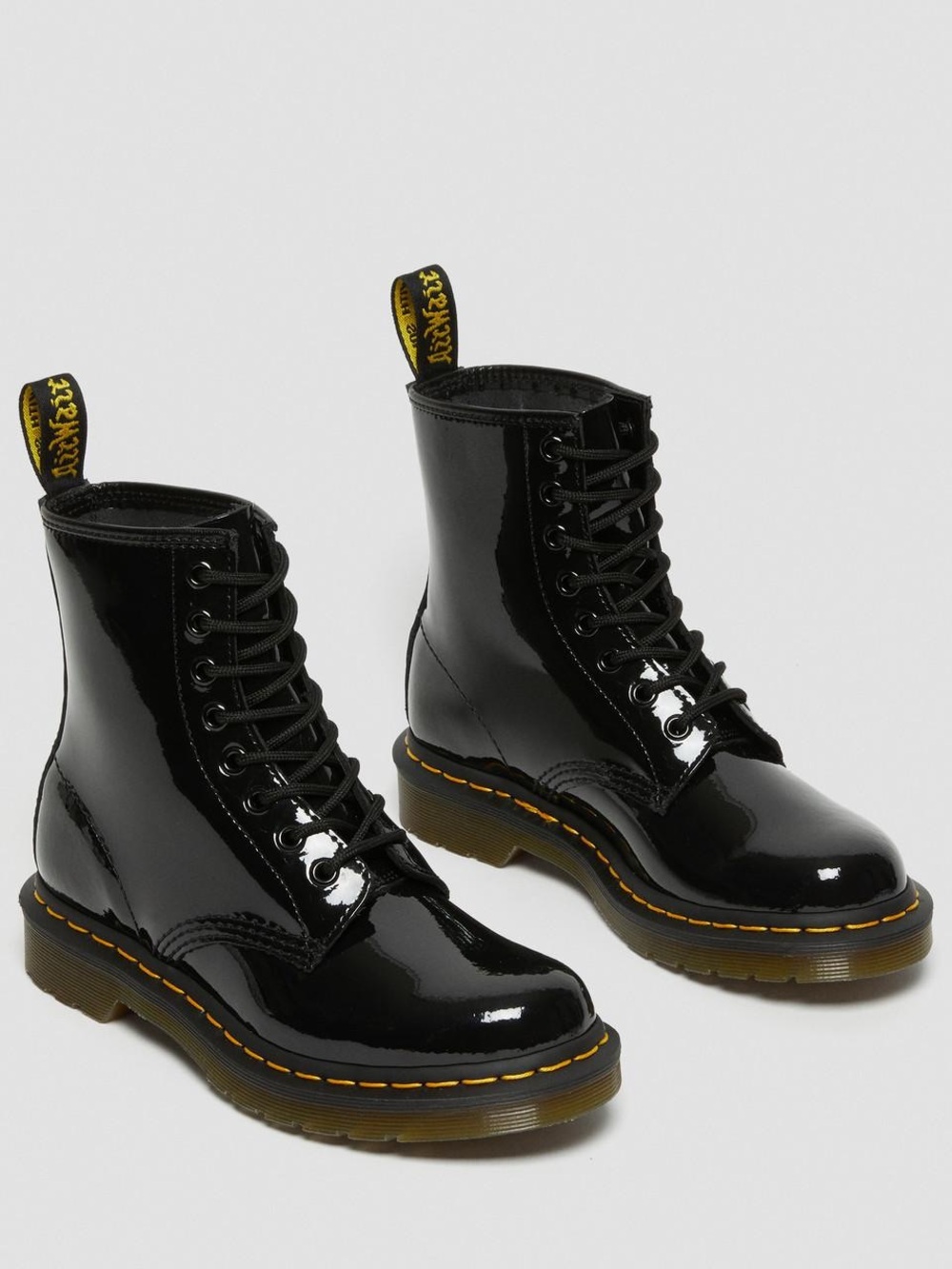 DR. MARTENS 1460 BEX Patent Leather Lace Up Boots-Women’s size 10 - Picture 1 of 9